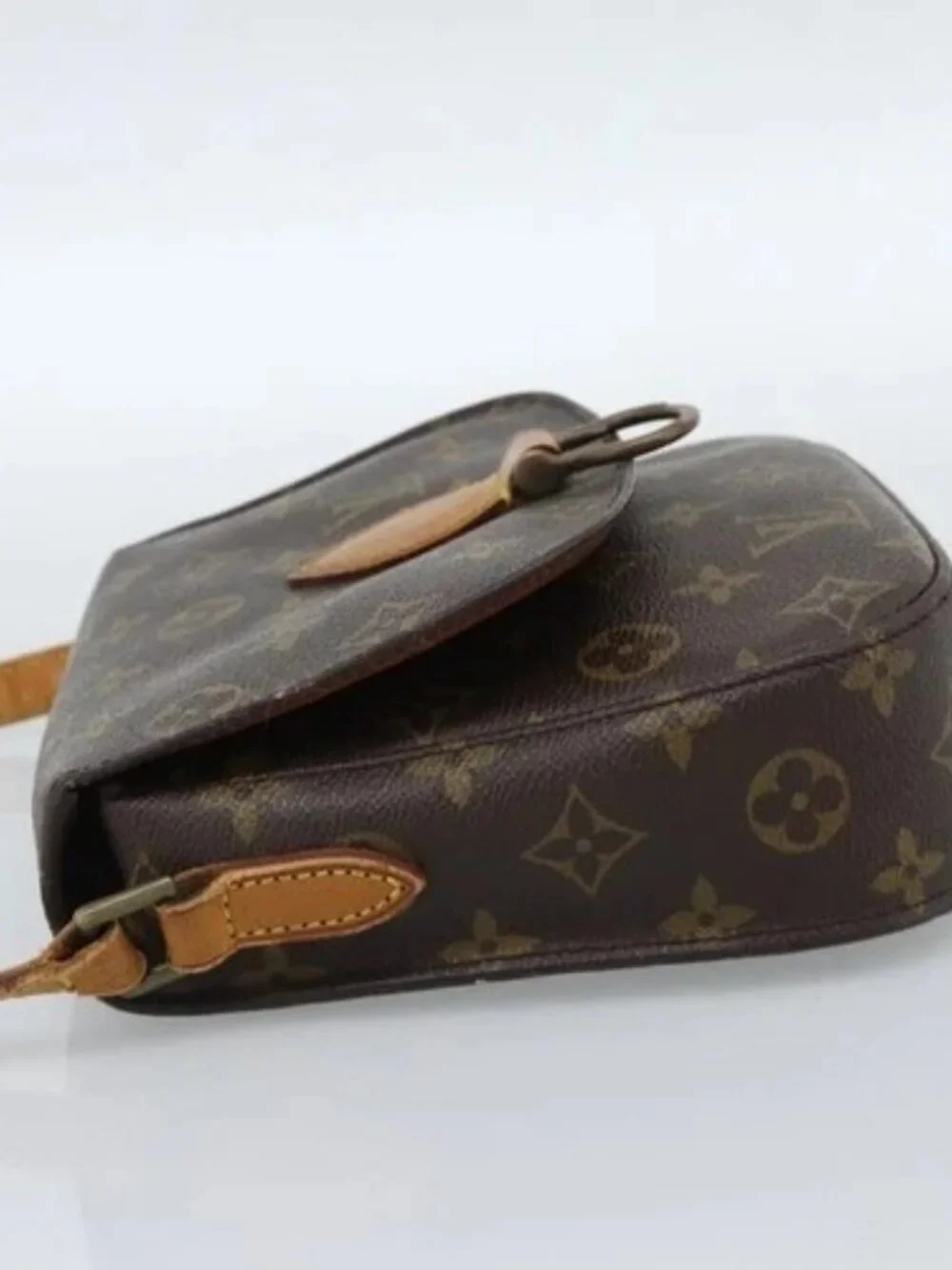 LOUIS VUITTON Monogram Saint Cloud MM Shoulder Bag M51243 LV Auth ki6686